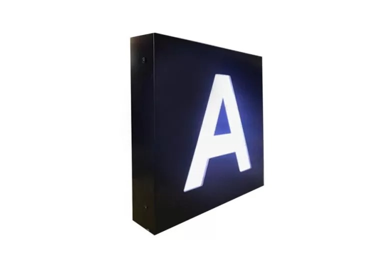 Sümer Mahallesi kompozit oyma tabela, dekupaj pleksi aydınlatmalı pano